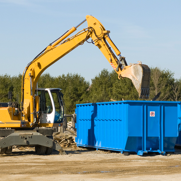 are there any restrictions on where a residential dumpster can be placed in Benjamin Perez